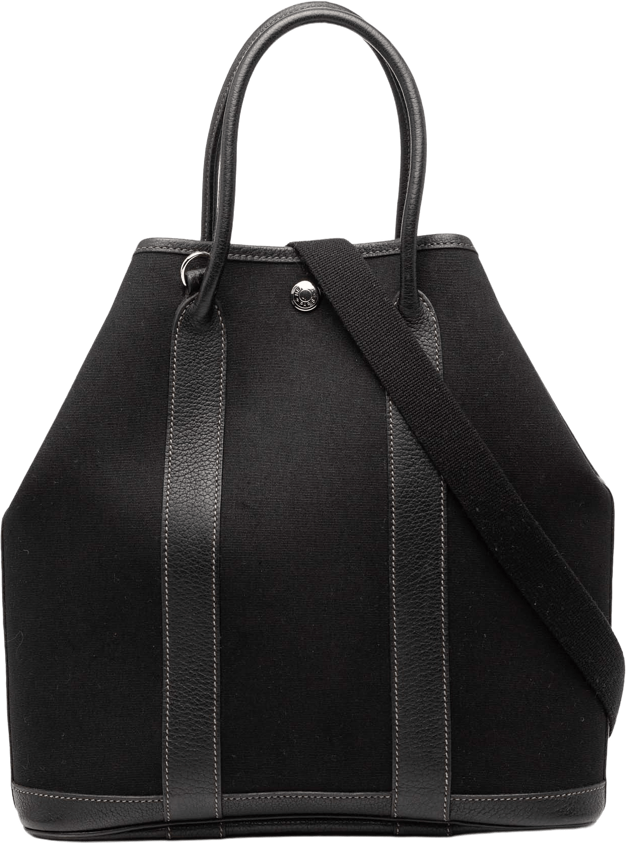 Hermès Toile And Negonda Garden File 28, från Luxclusif, i färgen black.