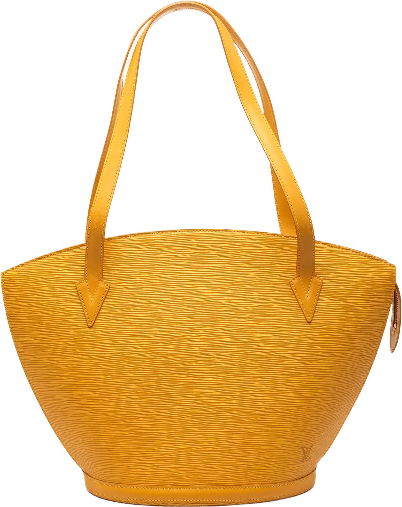 Louis Vuitton Epi Saint Jacques Pm Long Strap, från Luxclusif, i färgen yellow.