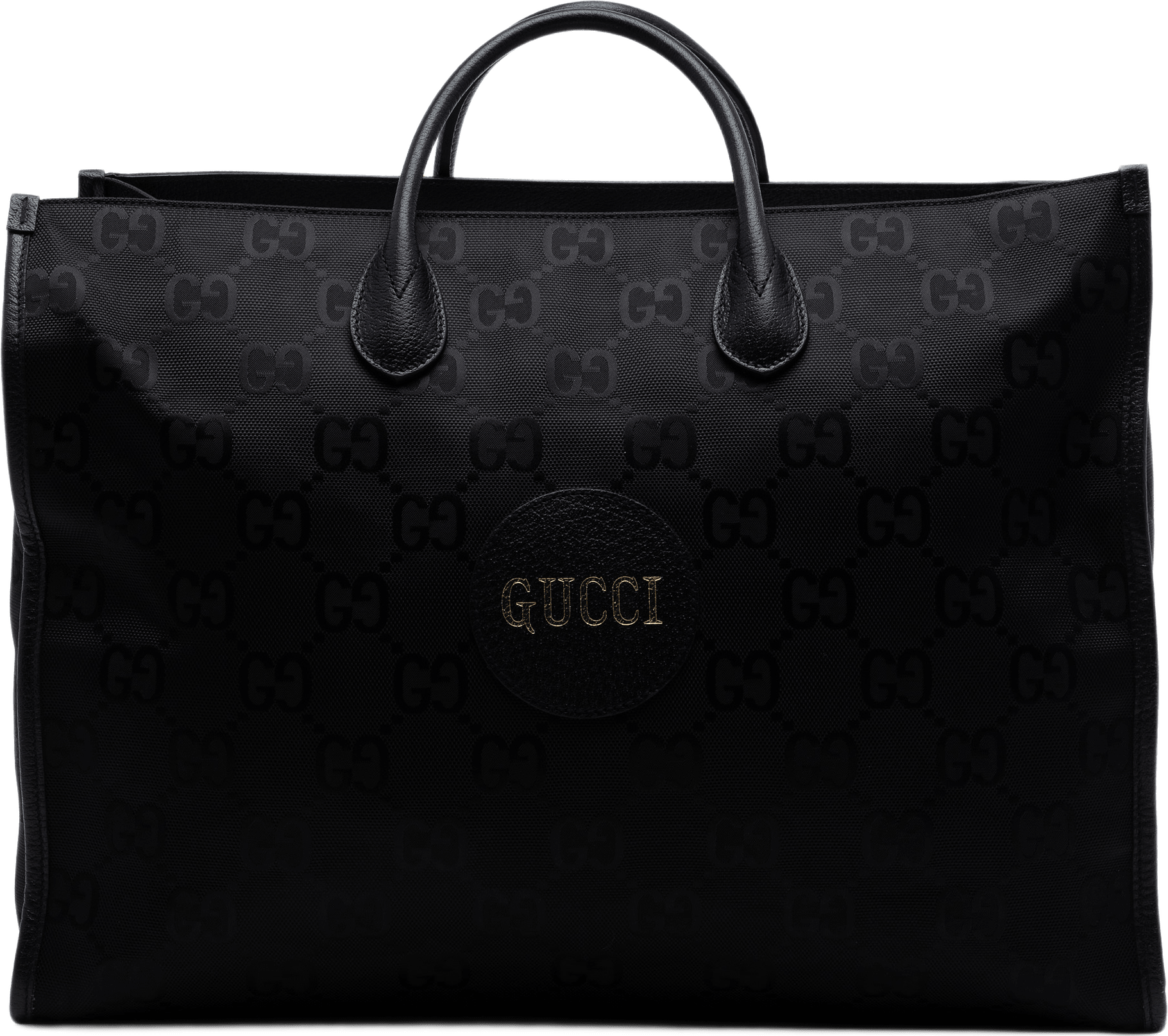 Gucci Gg Econyl Off The Grid Convertible Tote, från Luxclusif, i färgen black.