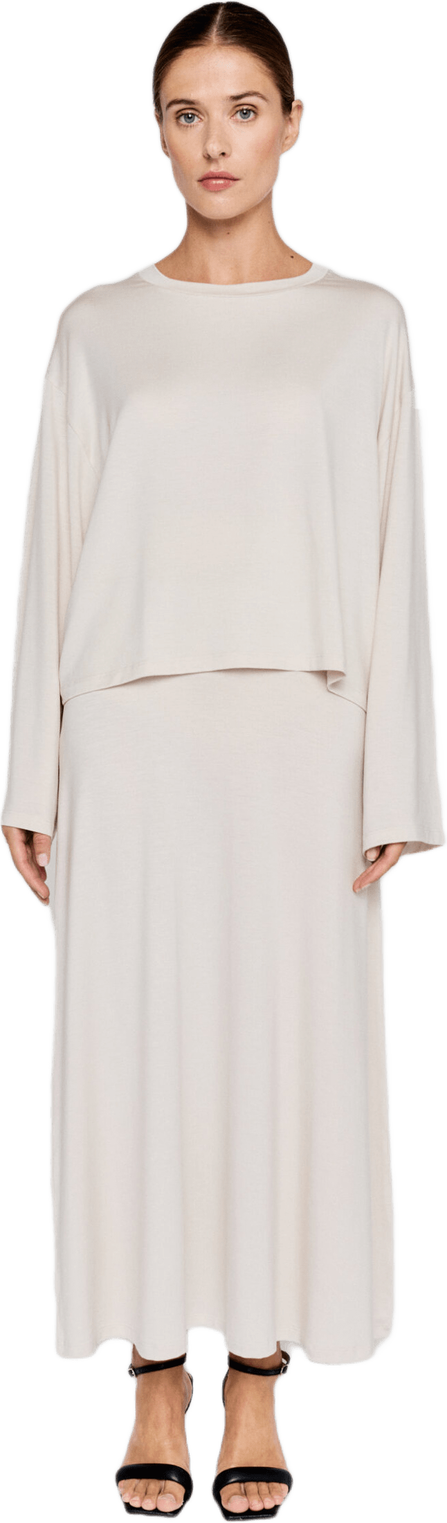 Gigi Top - Oyster, från Residus, i färgen beige.