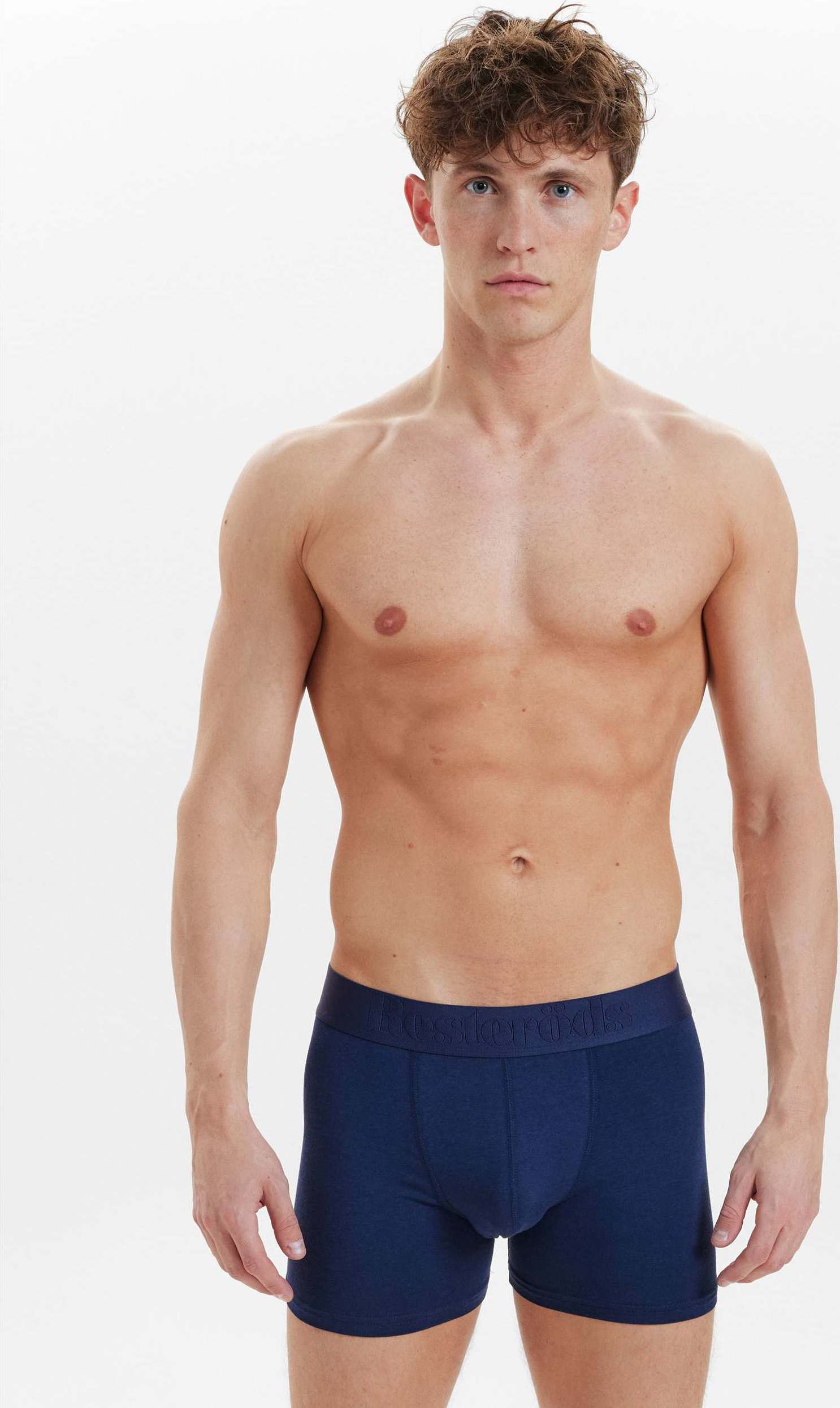 Bambu, Boxer "gunnar", 3-pack, från Resteröds, i färgen navy.
