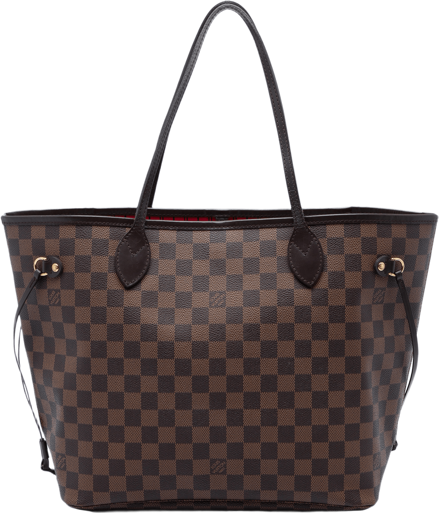 Louis Vuitton Damier Ebene Neverfull Mm, från Luxclusif, i färgen brun.