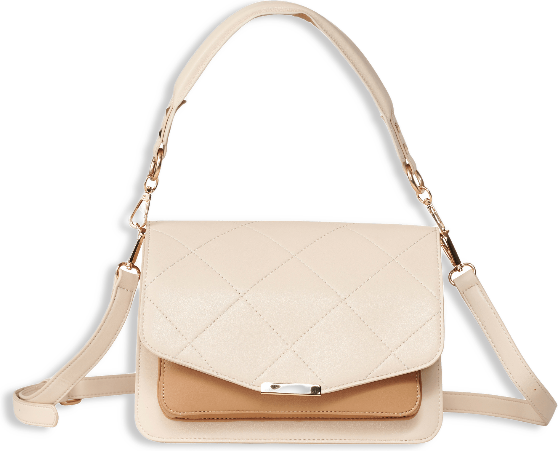 Blanca Bag Medium - Nude Leather Look