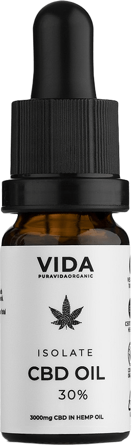 Isolated Cbd Oil 30%, från Pura Vida CBD.