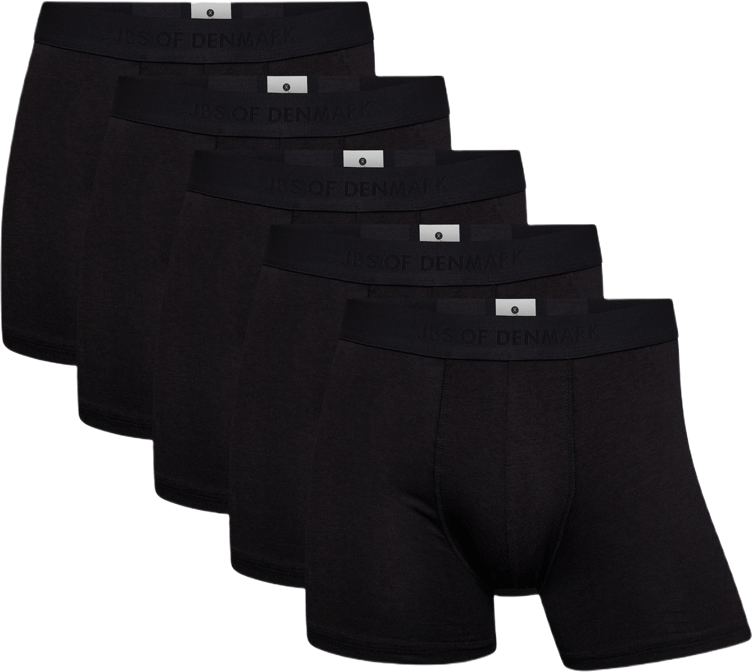 Bambu, Boxershorts, 5-pack, Svart, från JBS of Denmark, i färgen black.