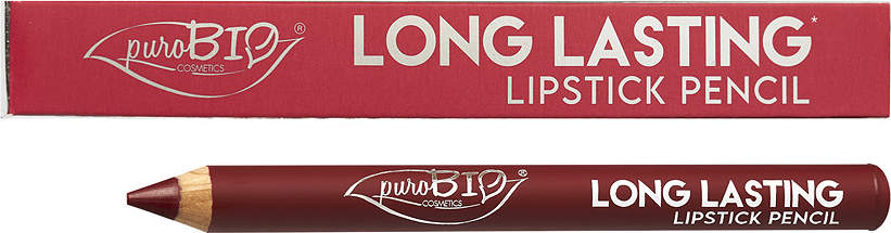 Long Lasting Lipstick Kingsize Pencil, från PuroBio, i färgen 014l strawberry red.