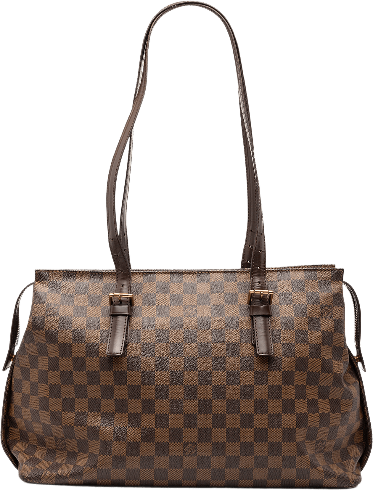 Louis Vuitton Damier Ebene Chelsea, från Luxclusif, i färgen brun.