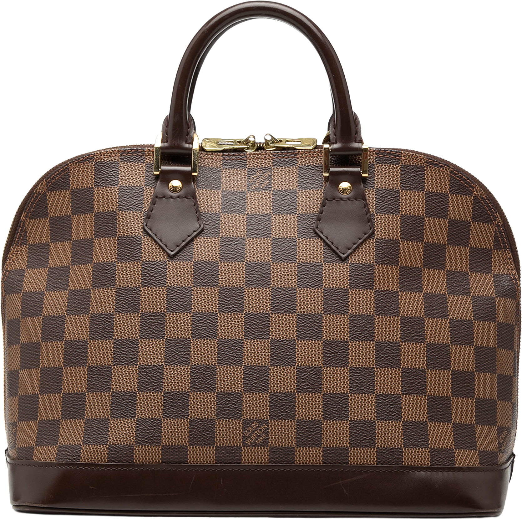 Louis Vuitton Damier Ebene Alma Pm, från Luxclusif, i färgen brown.