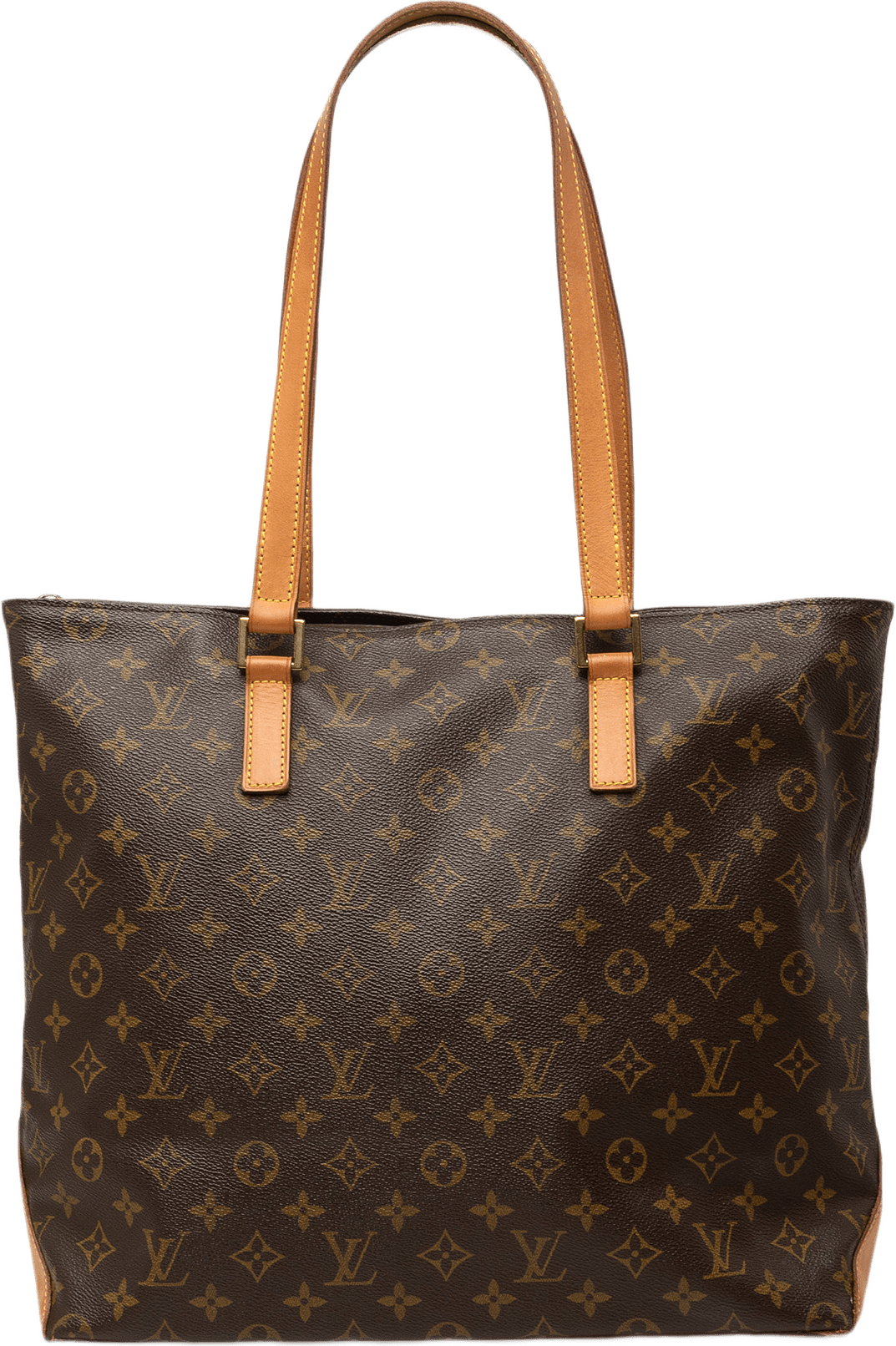 Louis Vuitton Monogram Cabas Mezzo, från Luxclusif, i färgen brun.