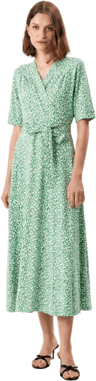 Isola Dress, från Jumperfabriken, i färgen green.