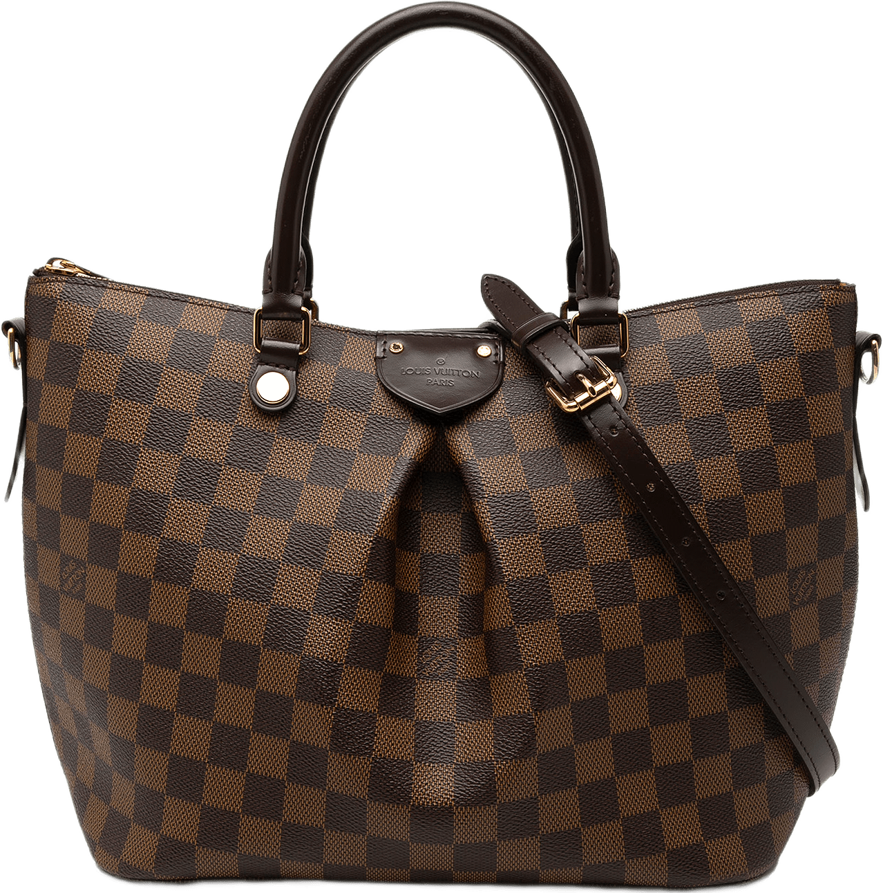 Louis Vuitton Damier Ebene Siena Mm, från Luxclusif, i färgen brun.