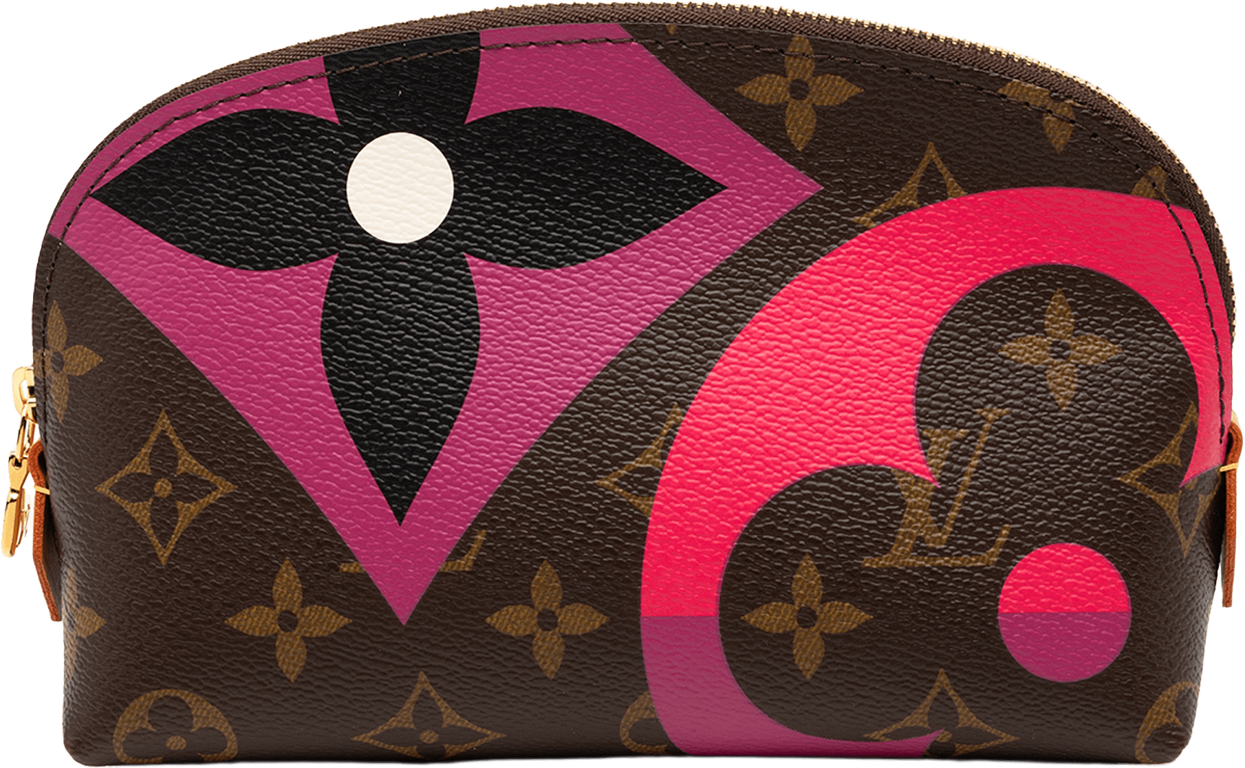 Louis Vuitton Monogram Game On Cosmetic Pouch, från Luxclusif, i färgen brown.