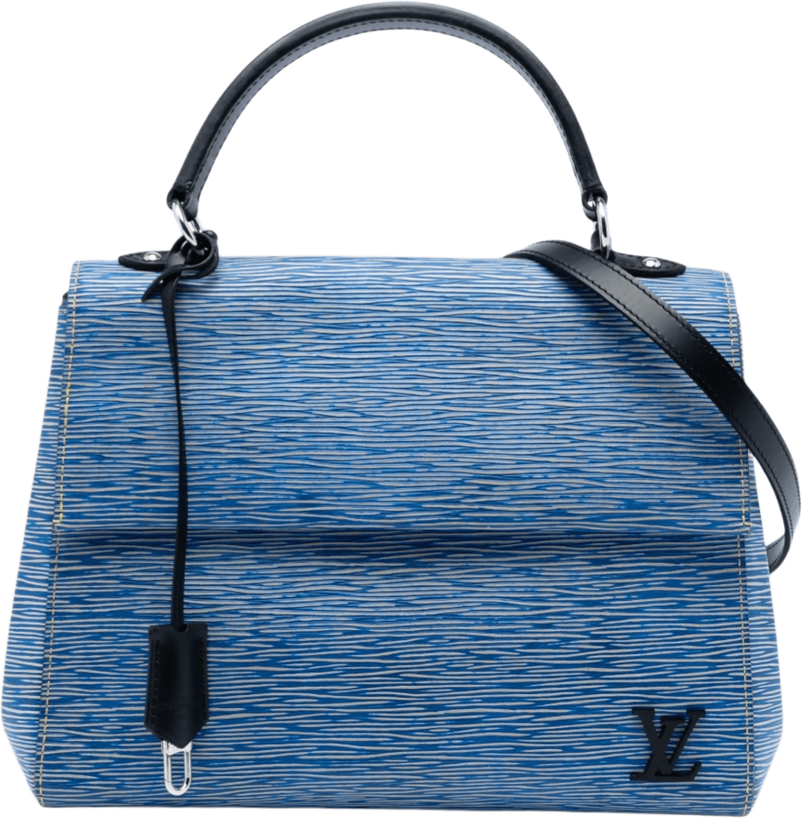 Louis Vuitton Epi Denim Cluny Mm, från Luxclusif, i färgen blue.