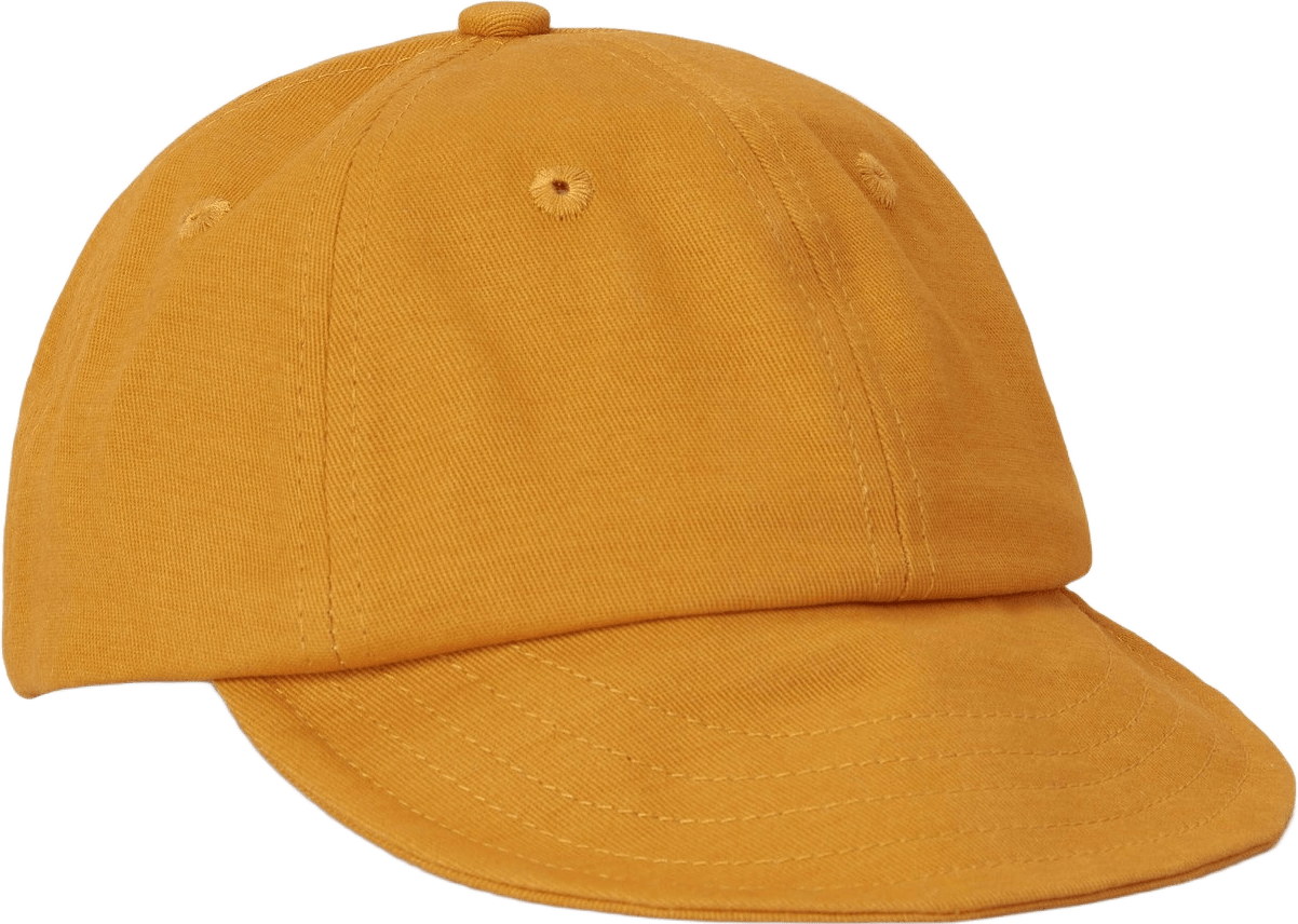 Soft Cap - Vuxen, från BabyMocs, i färgen mustard.