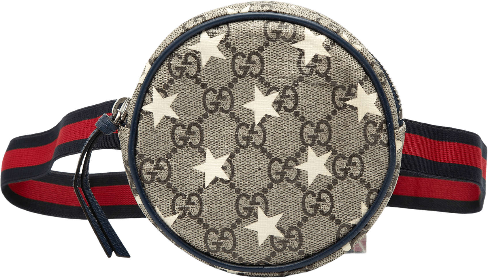 Gucci Kids Gg Supreme Stars Web Belt Bag, från Luxclusif, i färgen beige.