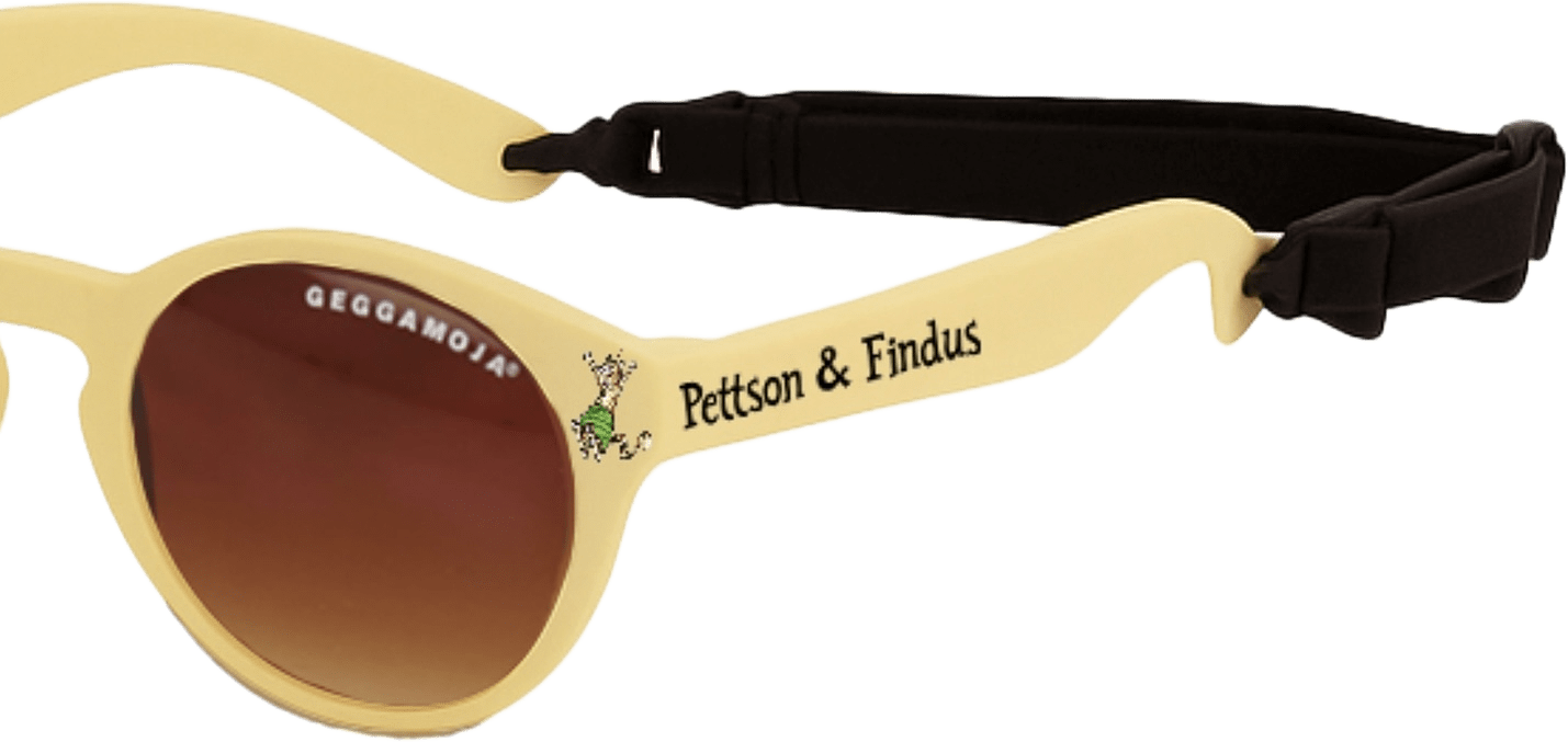 Pettson Och Findus Solglasögon, från Geggamoja, i färgen yellow.