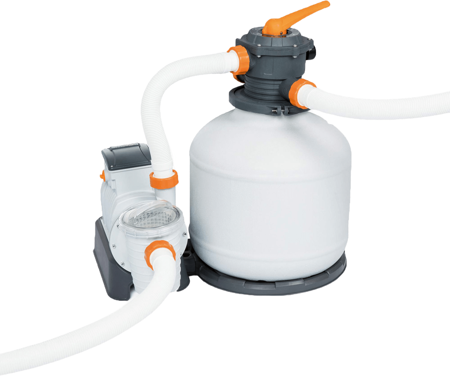 Flowclear Sandfilterpump 11355l/h, från Bestway, i färgen vit.