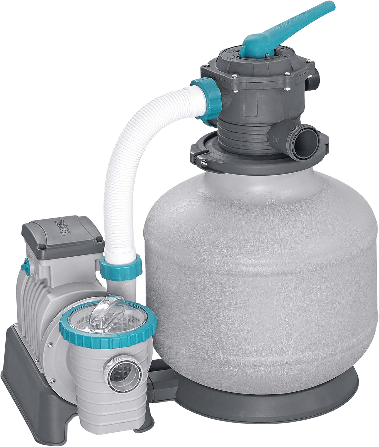 Flowclear Sandfilterpump 11355l/h, från Bestway, i färgen vit.