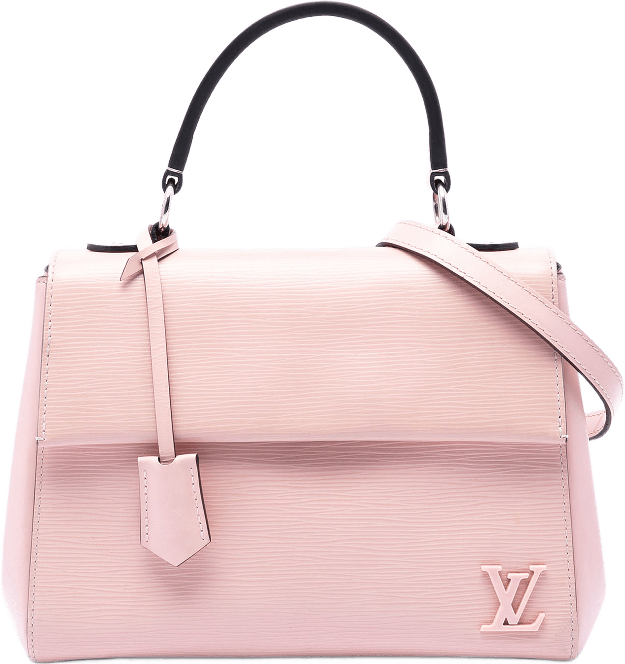 Louis Vuitton Epi Cluny Bb, från Luxclusif, i färgen rosa.