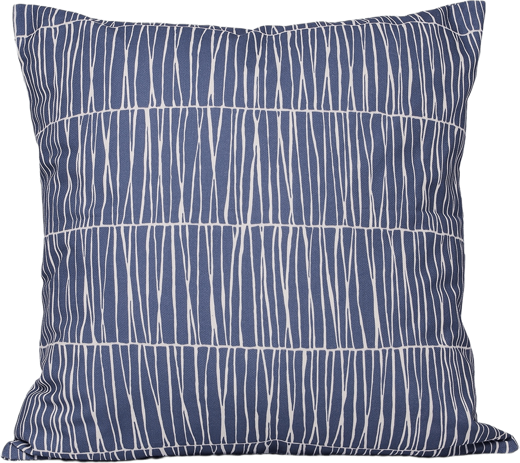 Kuddfodral Barr, 50 Cm, från Gyllstad, i färgen blå.