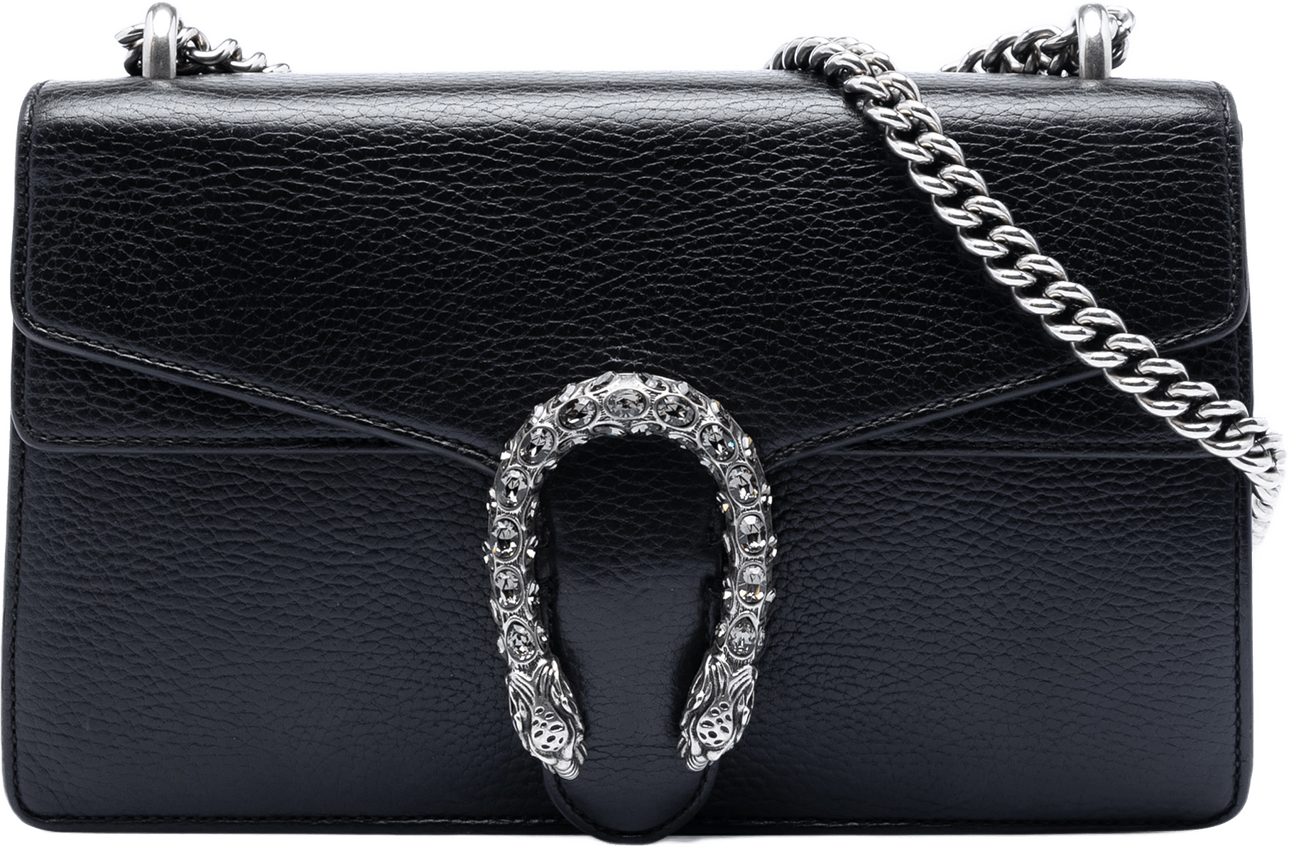 Gucci Medium Calfskin Dionysus Shoulder Bag, från Luxclusif, i färgen black.