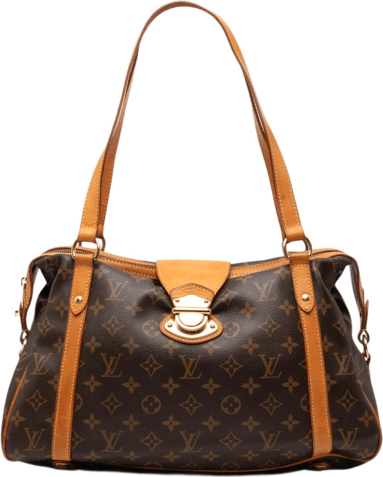 Louis Vuitton Monogram Stresa Pm, från Luxclusif, i färgen brun.