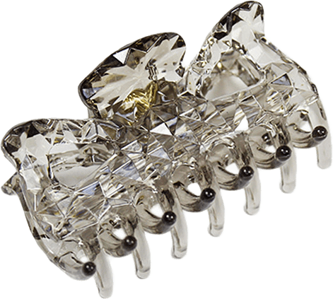 Diamatslipad Hårklämma, 6 Cm, från Complement, i färgen grey.