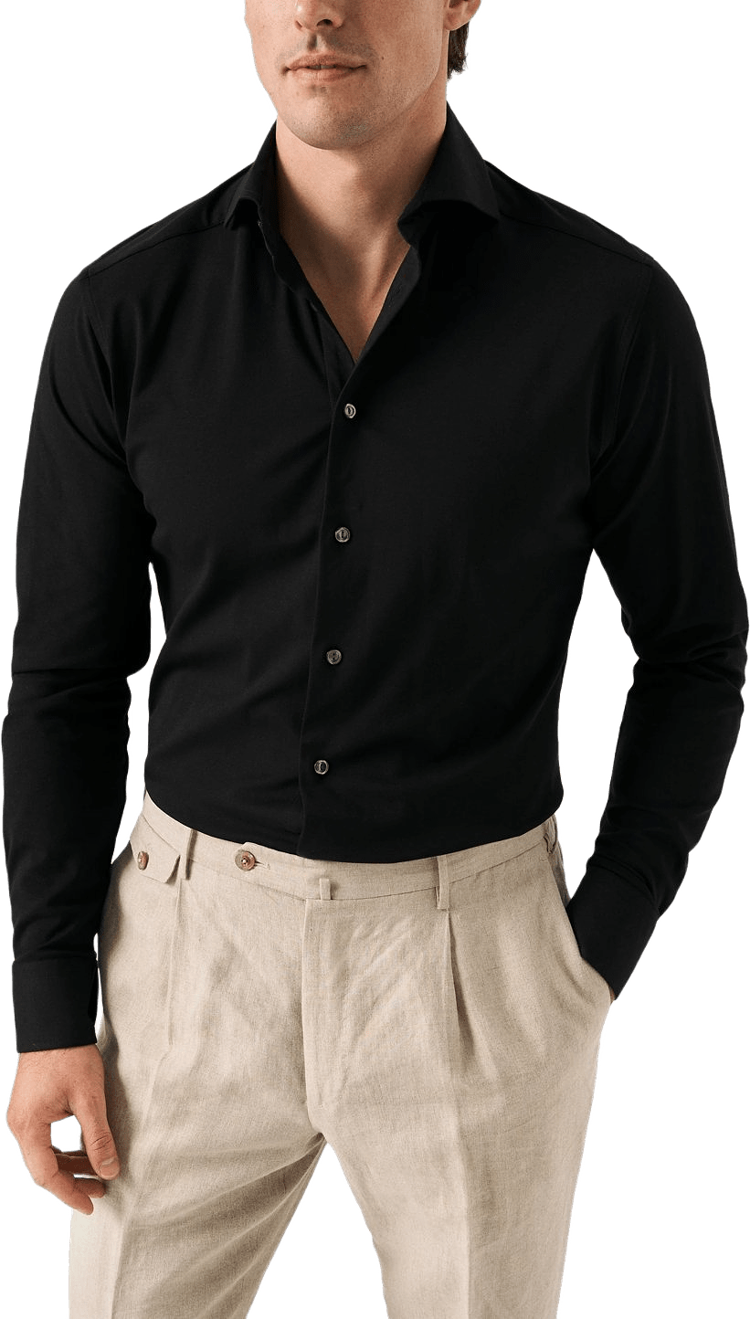 Bomullsskjorta Med Fyrvägsstretch Contemporary Fit