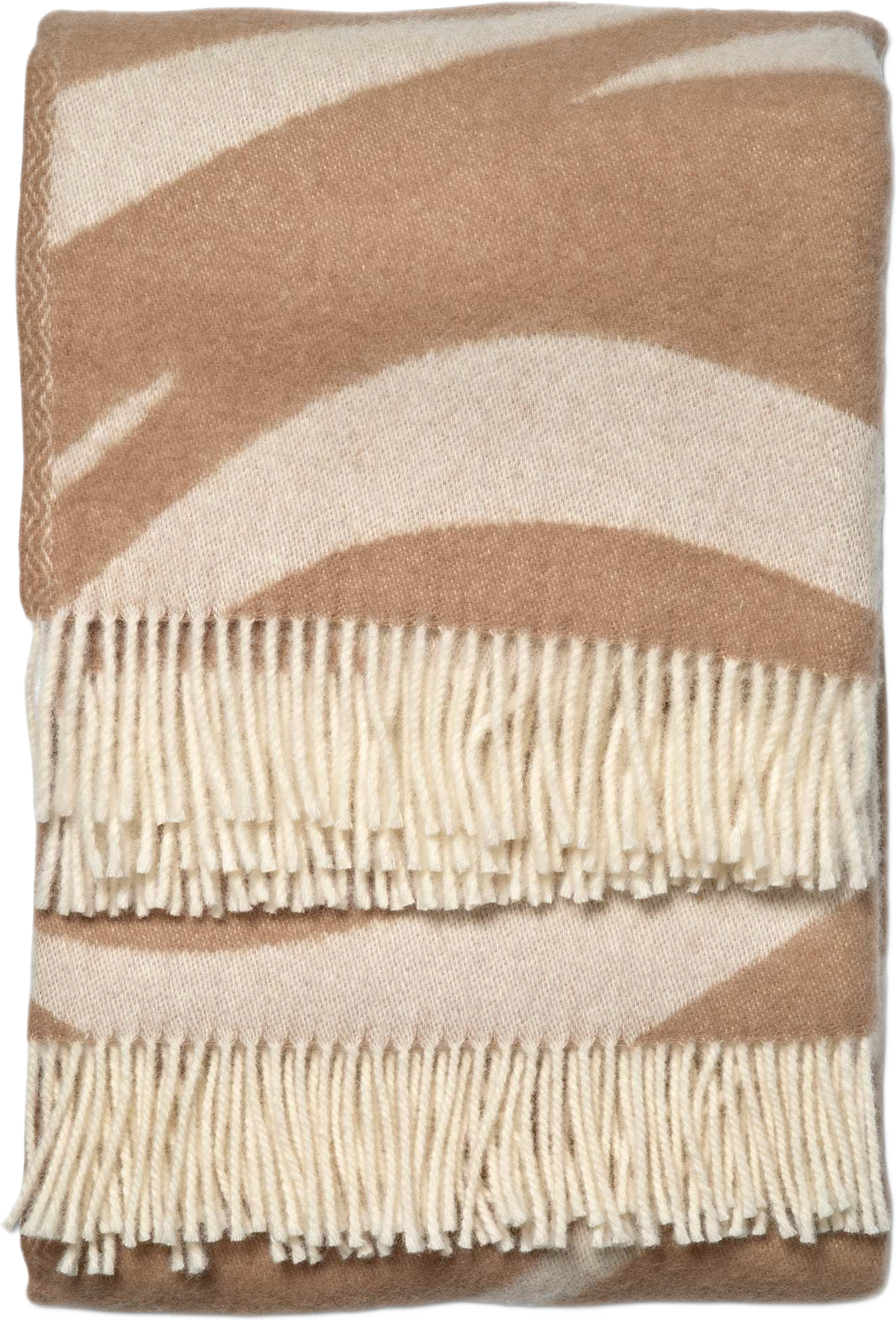 Pläd Flow, från Classic Collection, i färgen beige.