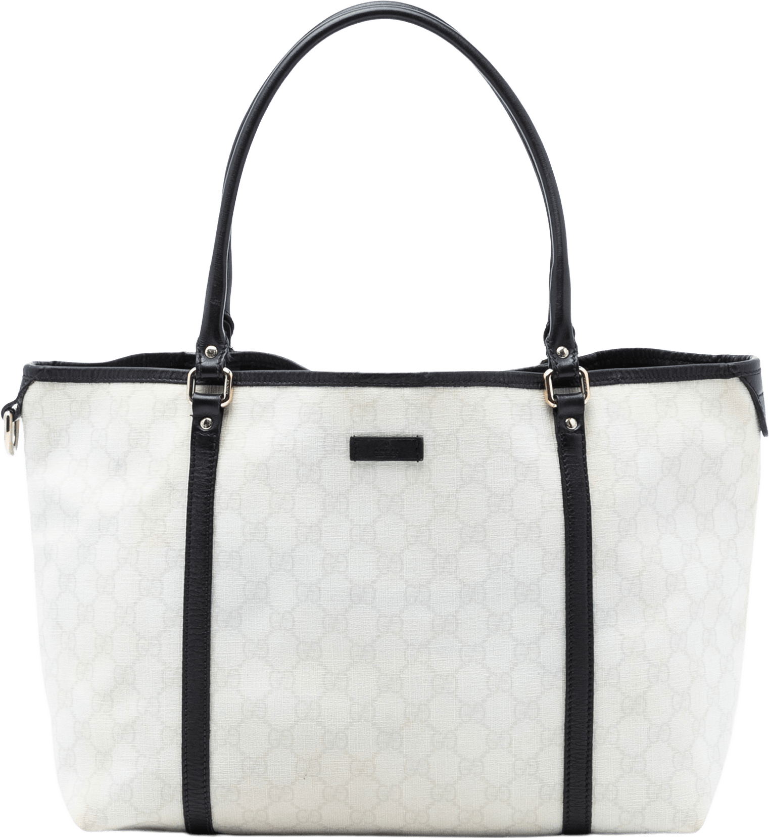 Gucci Medium Gg Supreme Joy Tote, från Luxclusif, i färgen white.