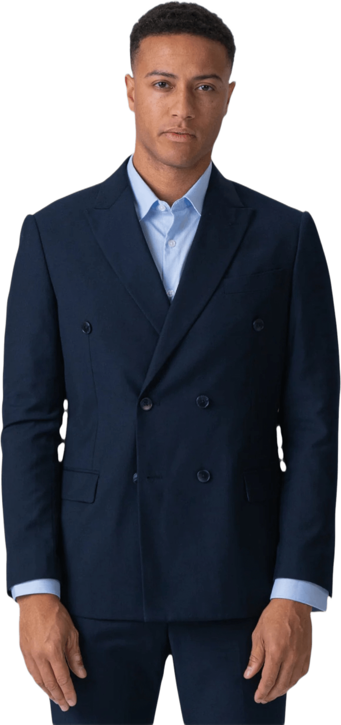 Dubbelknäppt Kavaj, från TeeShoppen, i färgen marin.