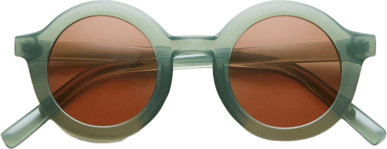 Babymocs Solglasögon Signature Round - Barn, från BabyMocs, i färgen olive - new!.