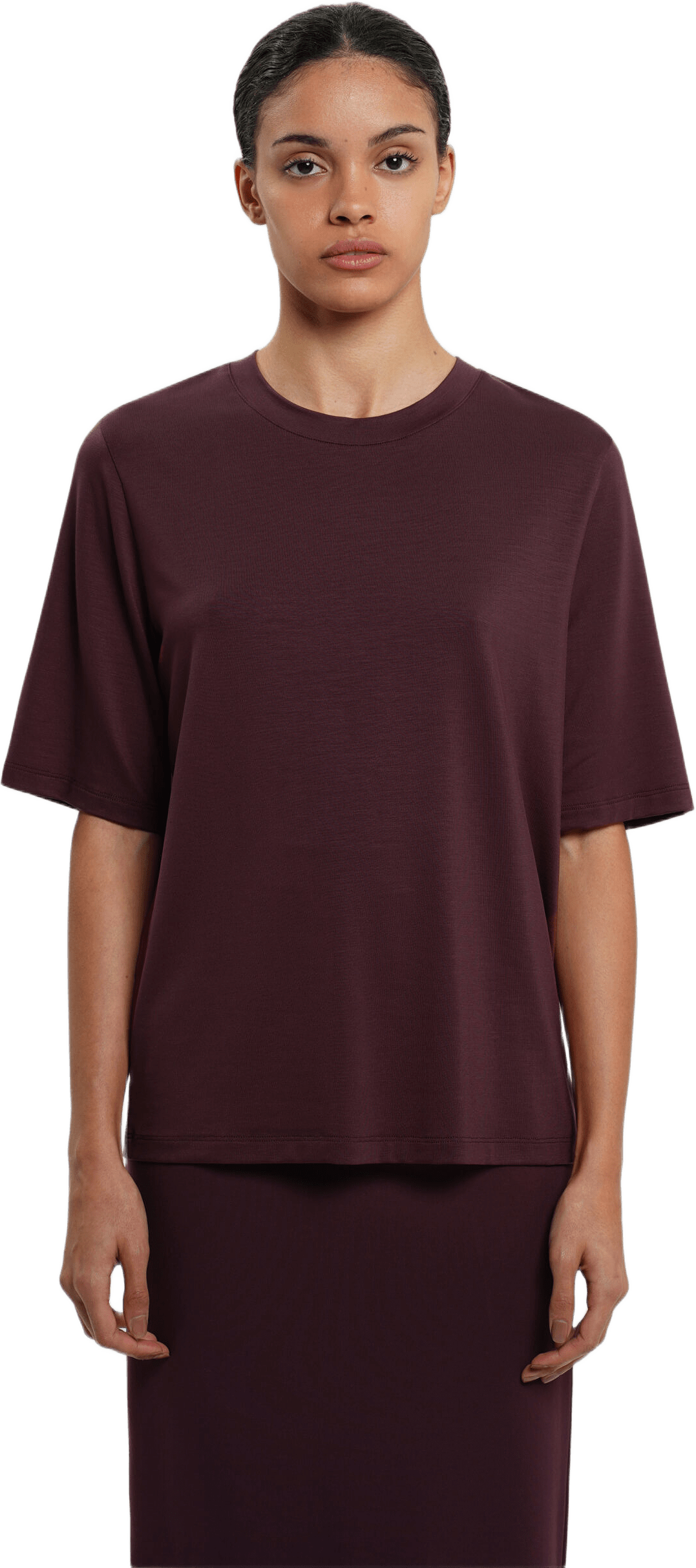 Bottas Tee - Wine, från Residus, i färgen red.