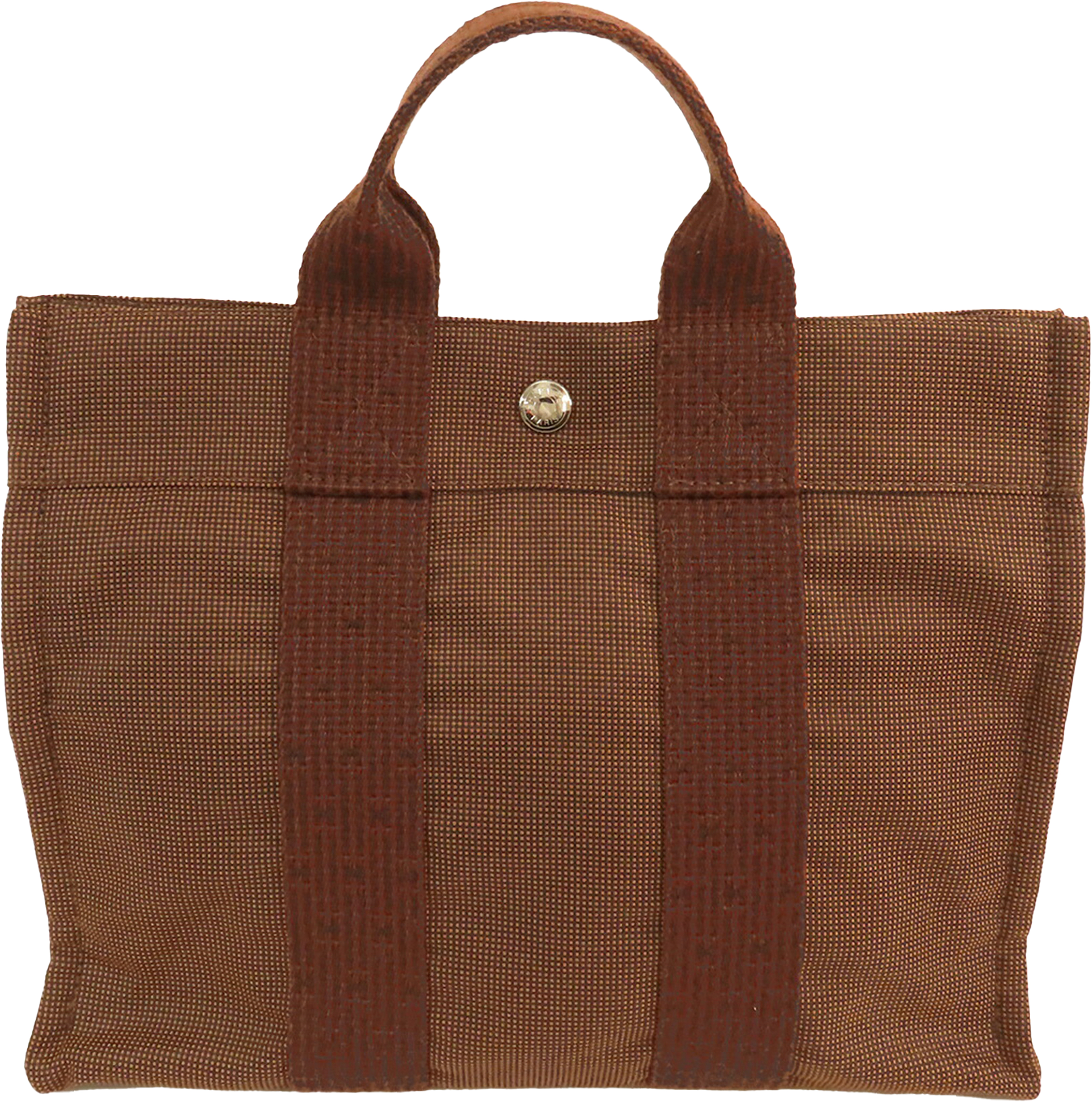 Hermès Canvas Herline Pm, från Luxclusif, i färgen brown.