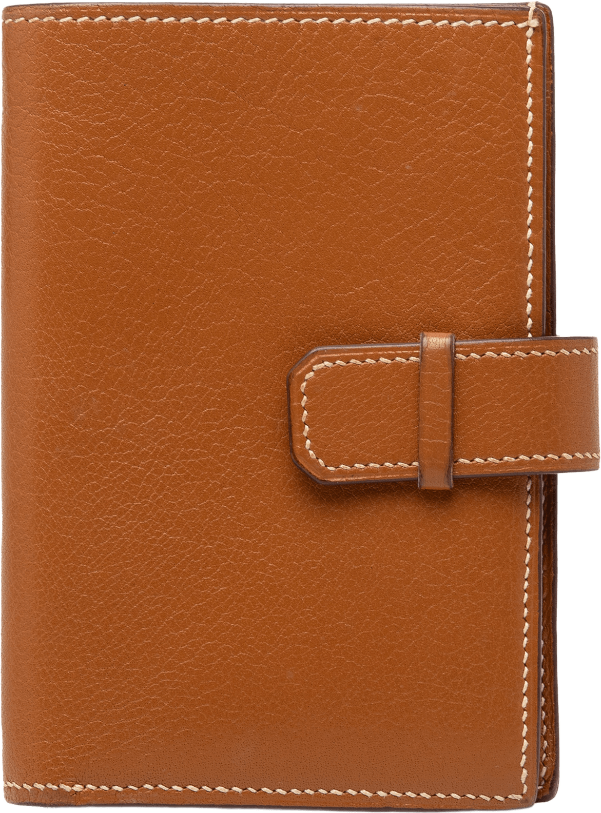 Hermès Barenia Jura Wallet, från Luxclusif, i färgen brown.