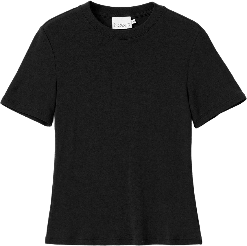 Lidie Ss Top - Black, från Noella, i färgen black.