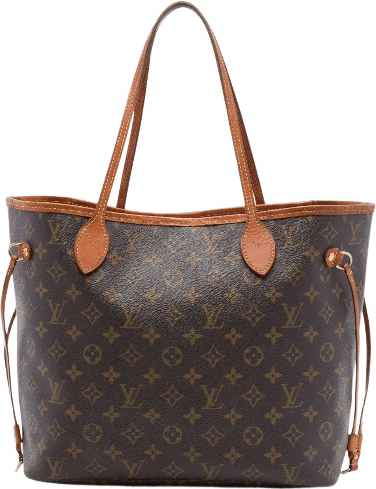 Louis Vuitton Monogram Neverfull Mm, från Luxclusif, i färgen brun.