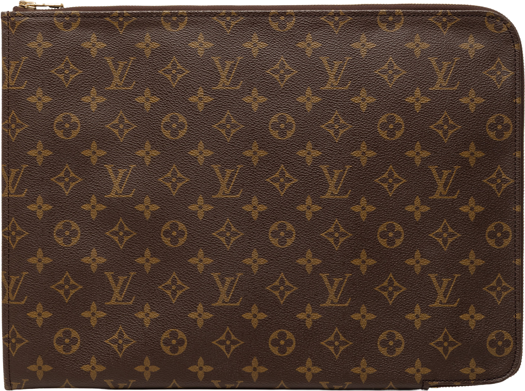 Louis Vuitton Monogram Poche Documents Portfolio, från Luxclusif, i färgen brown.