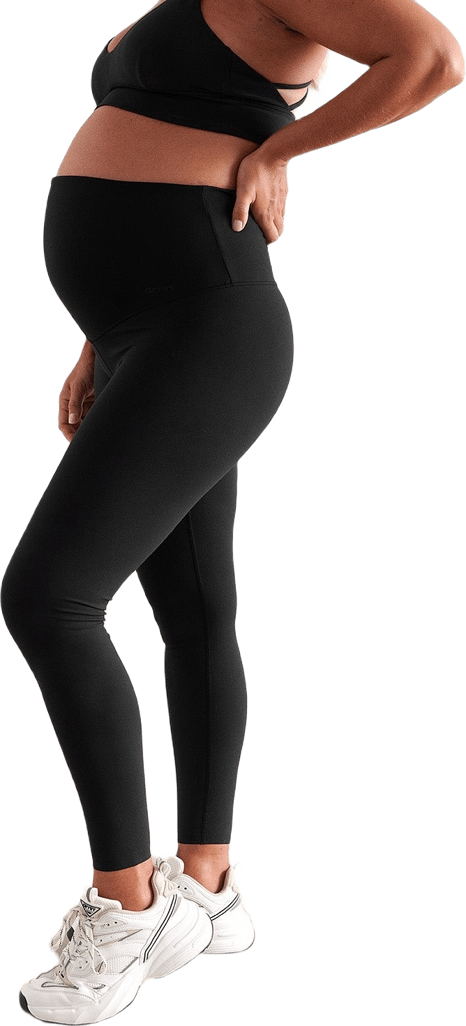 Black Sense Maternity Tights, från aim'n, i färgen black.