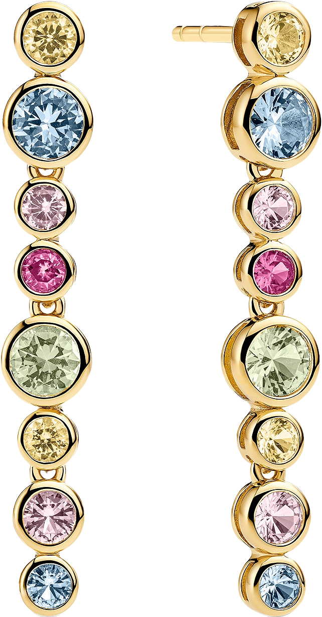 Örhängen Sardinien Lungo, från Sif Jakobs Jewellery, i färgen 18k guldpläterad.