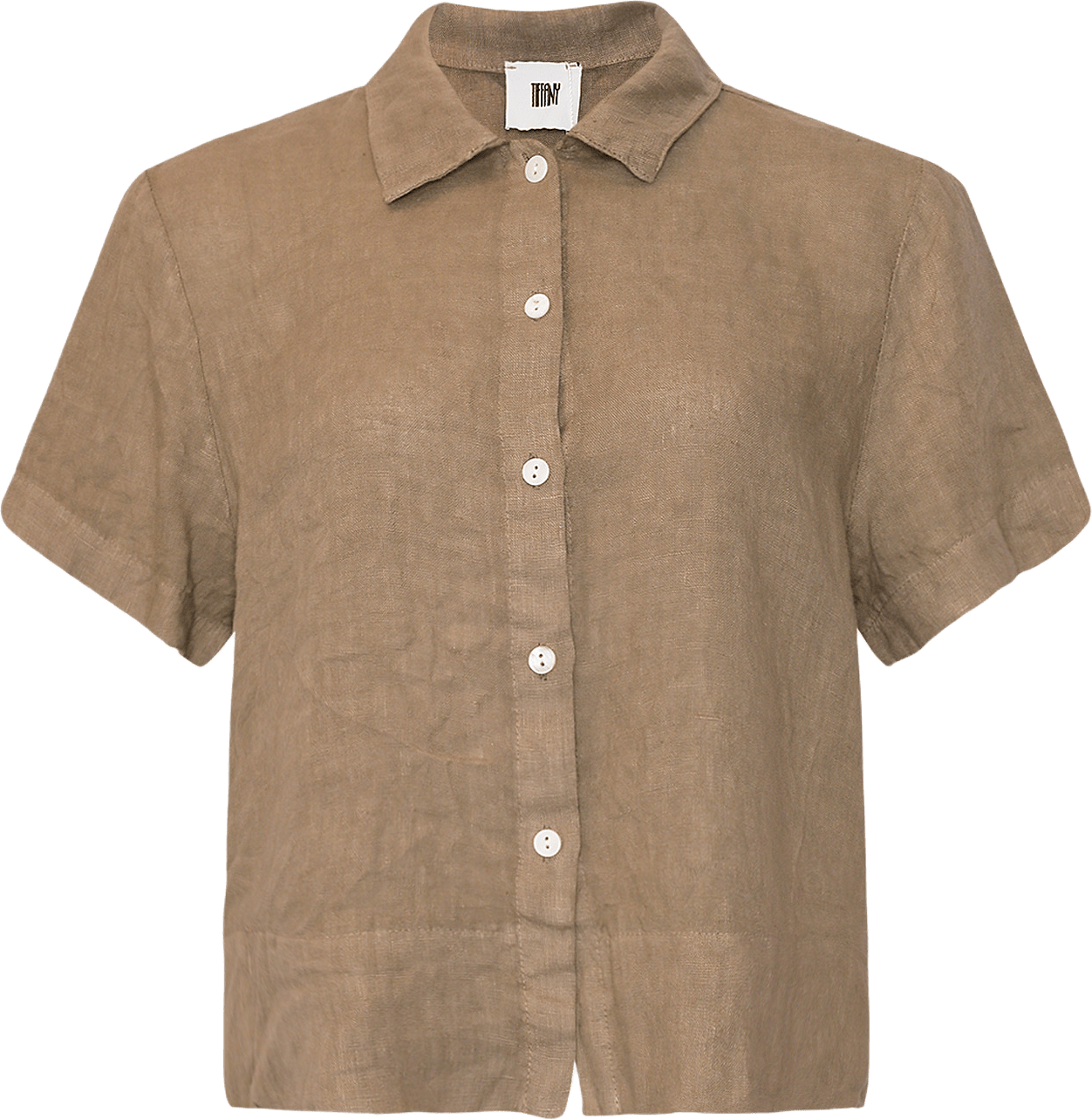 Issa, Shirt, Linen - Dusty Green