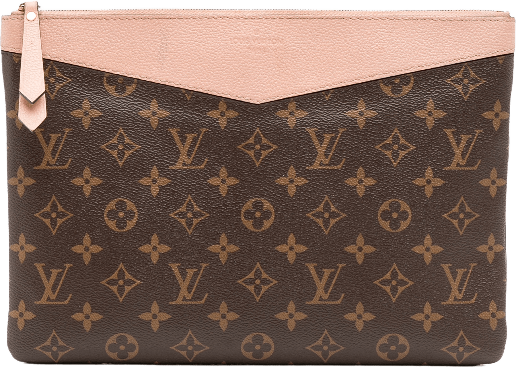 Louis Vuitton Monogram Daily Pouch, från Luxclusif, i färgen brown.