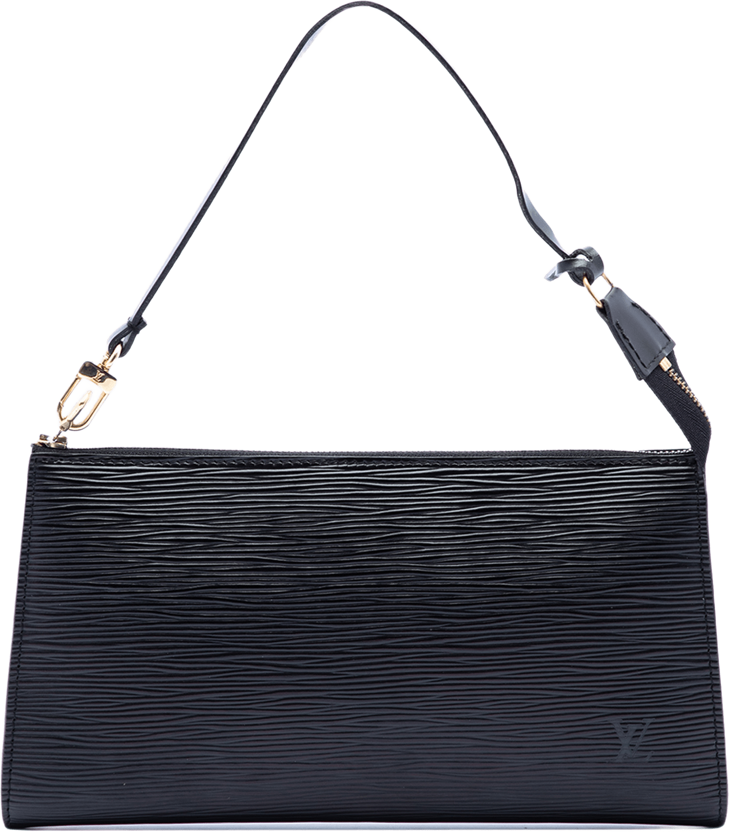 Louis Vuitton Epi Pochette Accessoires, från Luxclusif, i färgen black.