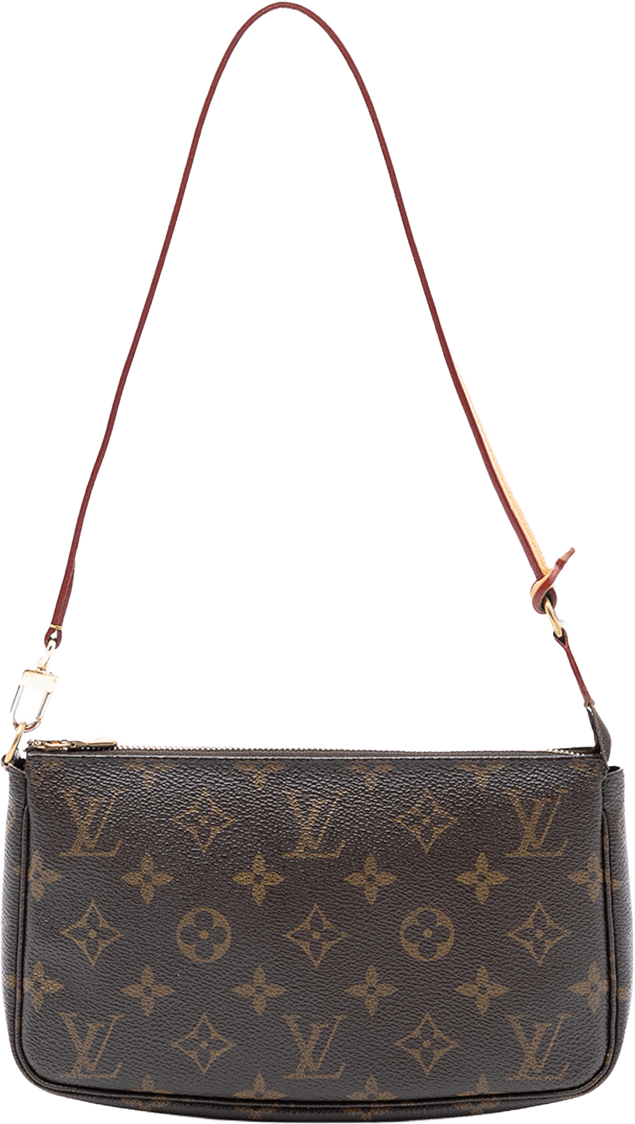 Louis Vuitton Monogram Pochette Accessoires, från Luxclusif, i färgen brown.