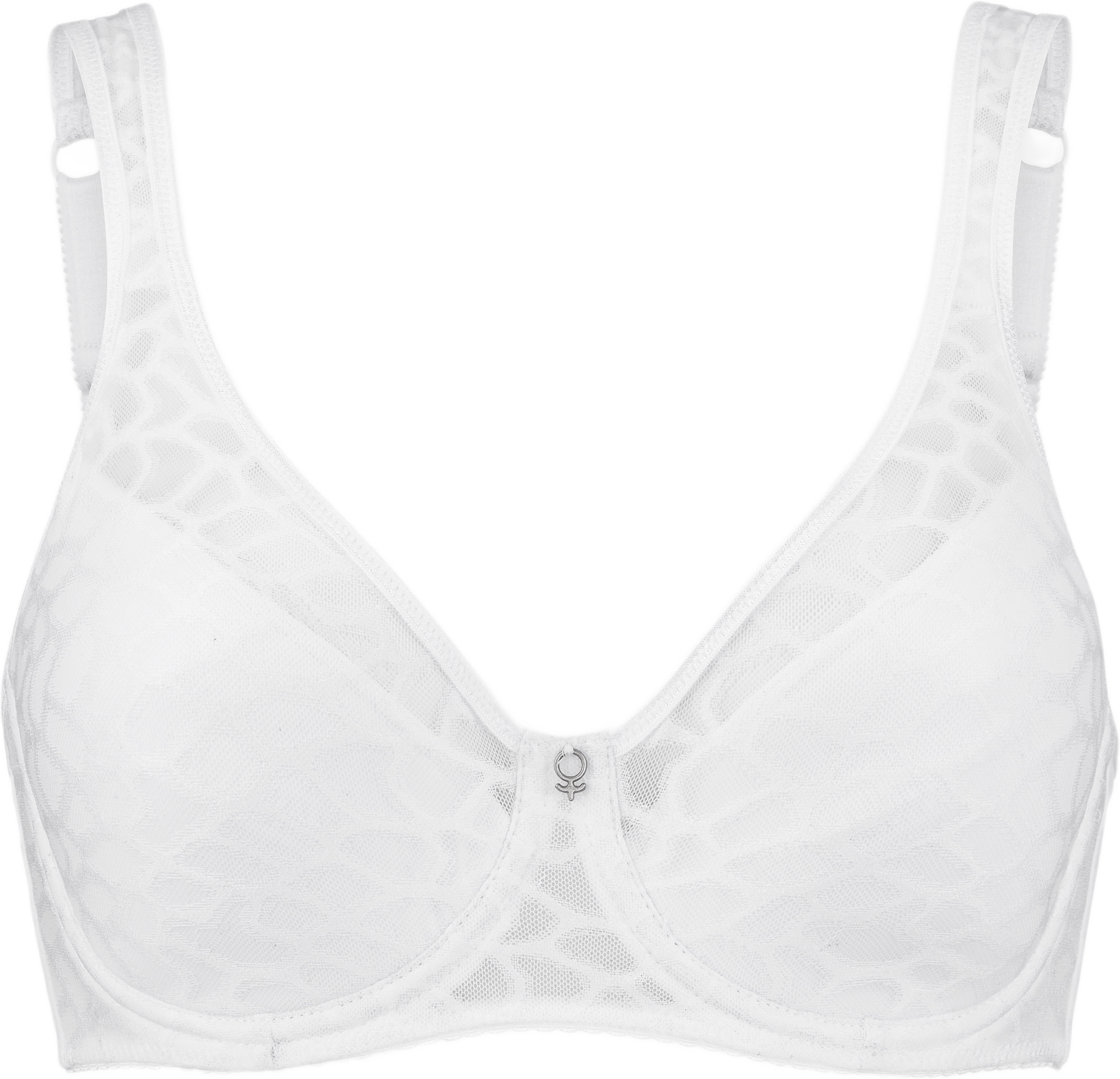 Rita Icon Vadderad Bygel-bh, från Swegmark, i färgen white.
