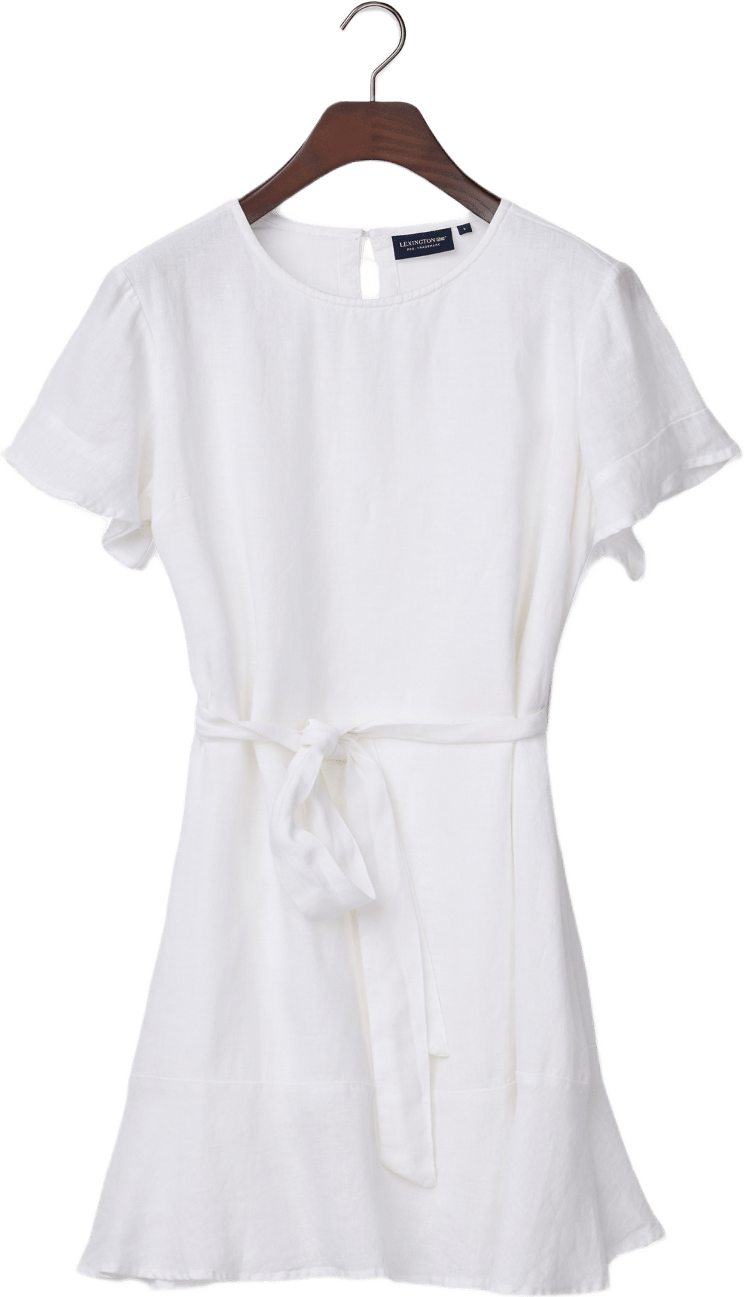 Belted Linen Dress
