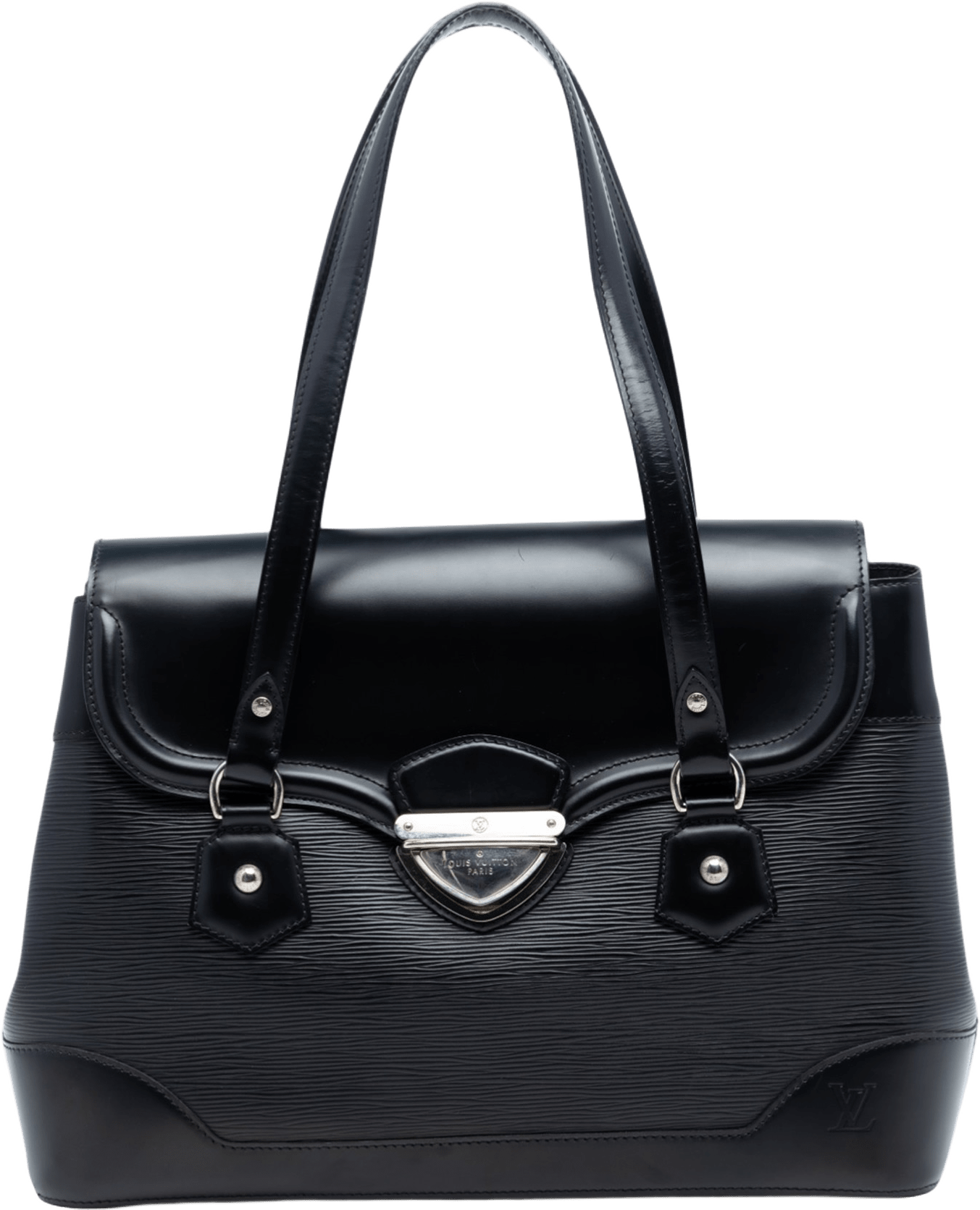 Louis Vuitton Epi Bagatelle Gm, från Luxclusif, i färgen black.