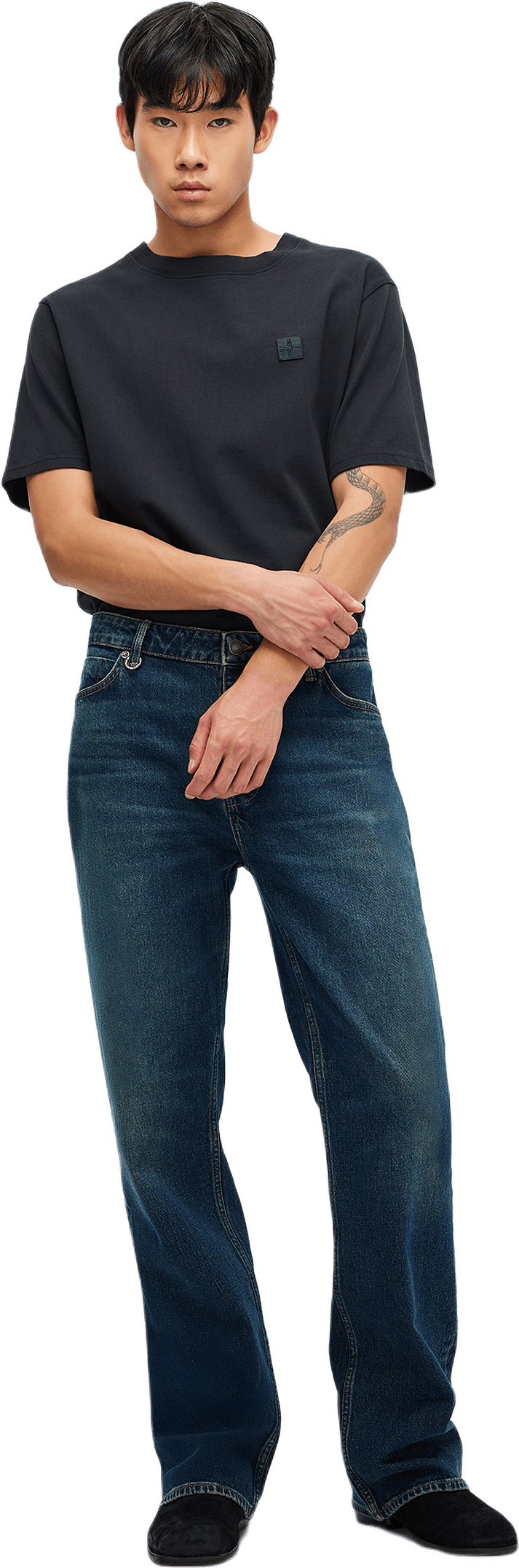 Julian Wide Memphis Dark Vintage Indigo