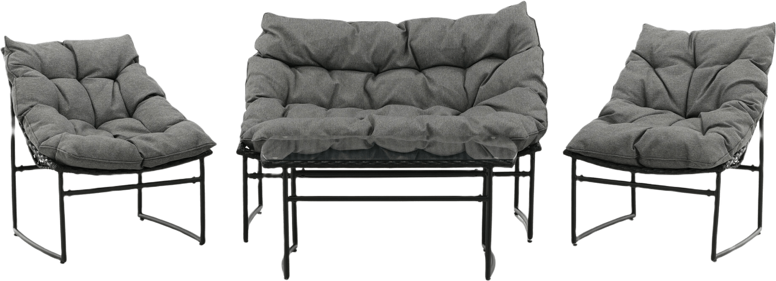 Tina Loungegrupp, från Venture Home, i färgen black.