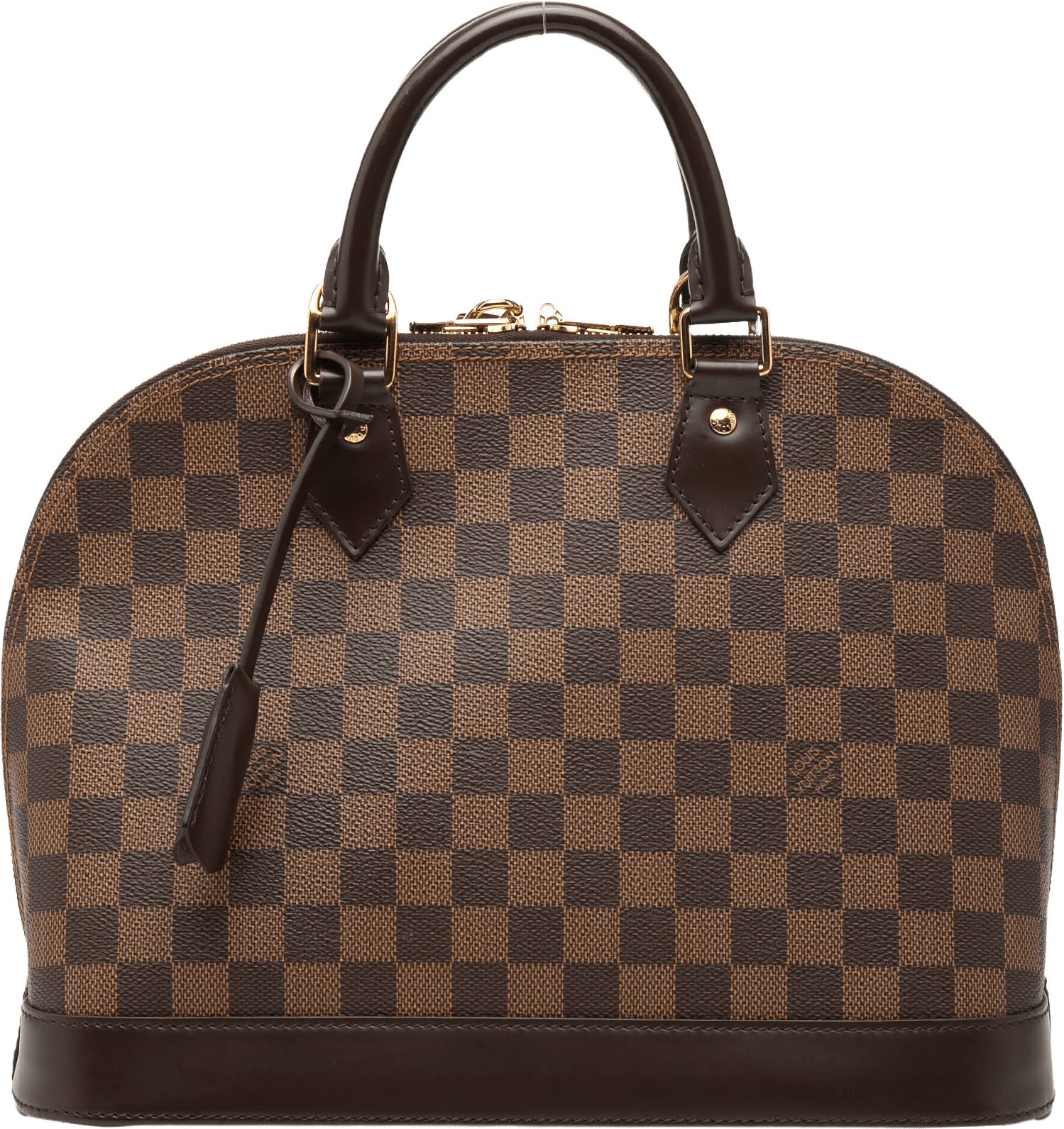 Louis Vuitton Damier Ebene Alma Pm, från Luxclusif, i färgen brown.